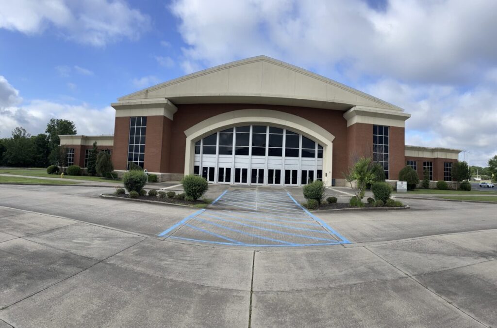 Louisiana Silicone Roof covering with acrylic spray